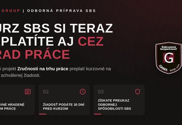 Kurz SBS cez úrad práce - národný projekt Zručnosti na trhu práce