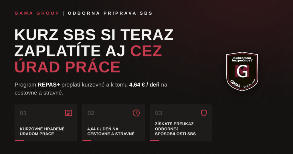 Kurz SBS cez úrad práce a REPAS+